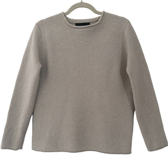 JENNI KAYNE CLOUD BOUCLE MERINO BLEND SWEATER SIZE SMALL - Picture 2 of 12